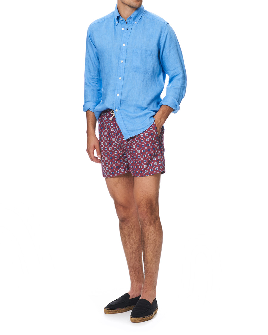 Herren | Badehosen | Ripa Ripa | Scirocco Printed Swimshorts Red