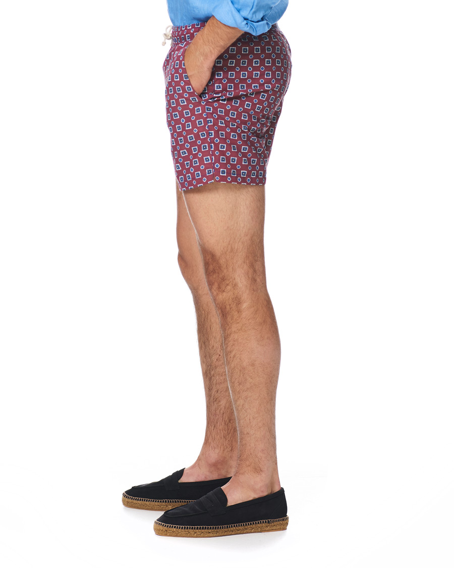 Herren | Badehosen | Ripa Ripa | Scirocco Printed Swimshorts Red