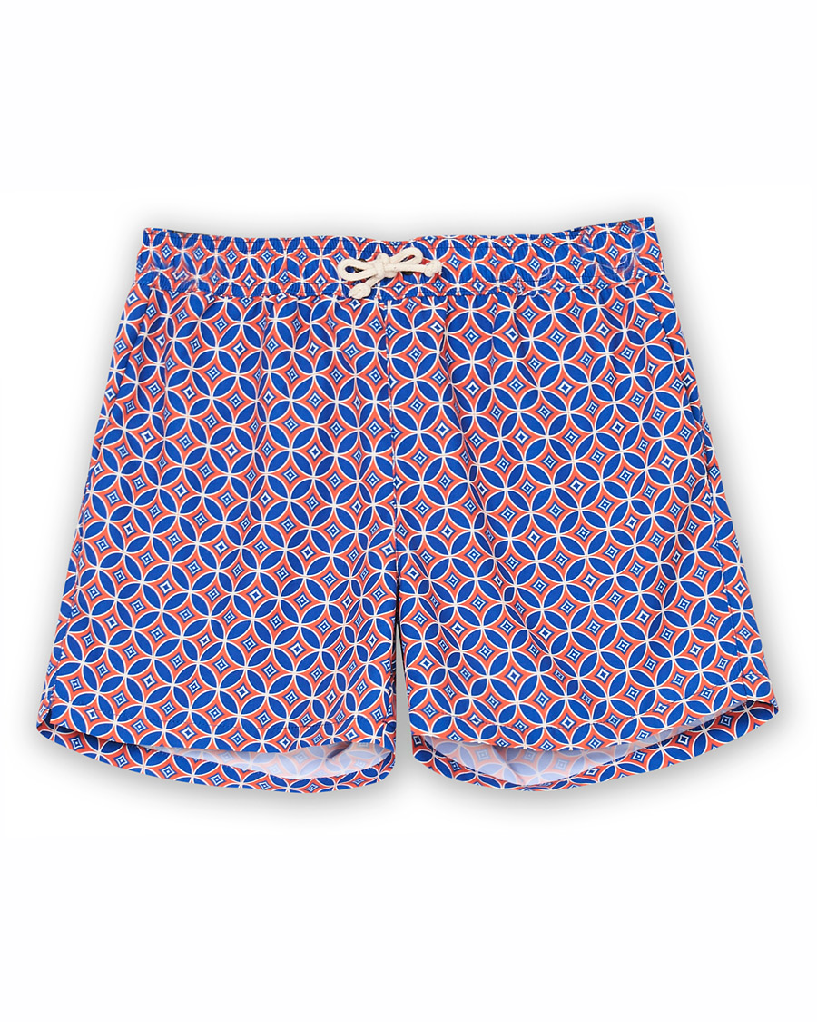 Herren | Badehosen | Ripa Ripa | Levante Printed Swimshorts Red/Blue