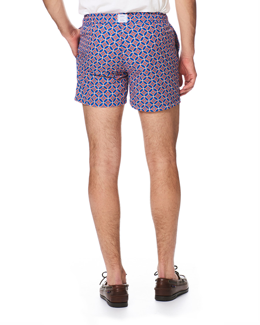 Herren | Badehosen | Ripa Ripa | Levante Printed Swimshorts Red/Blue