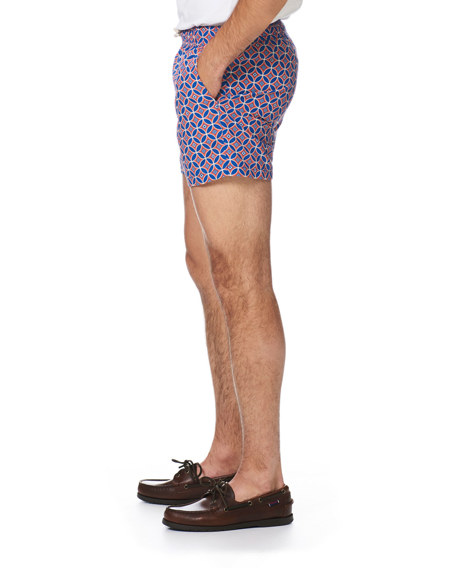 Herren | Badehosen | Ripa Ripa | Levante Printed Swimshorts Red/Blue