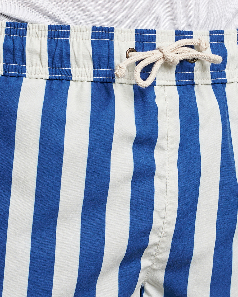 Herren | Badehosen | Ripa Ripa | Paraggi Striped Swimshorts Blue/White