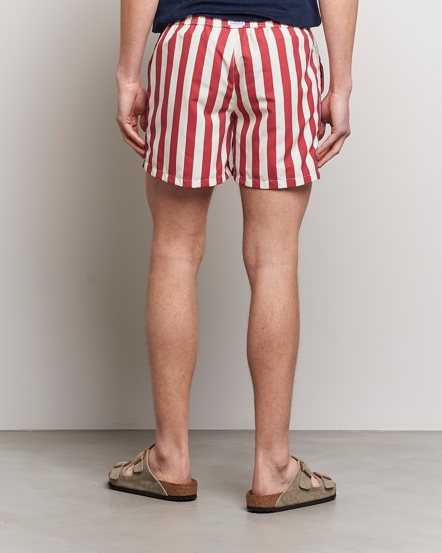 Herren | Badehosen | Ripa Ripa | Paraggi Striped Swimshorts Red/White