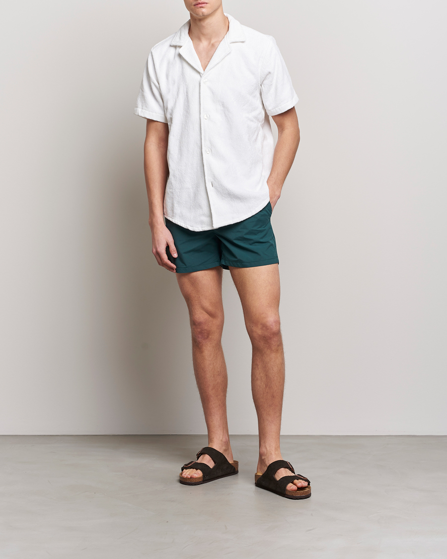 Herren | Badehosen | Ripa Ripa | Plain Swimshorts Green