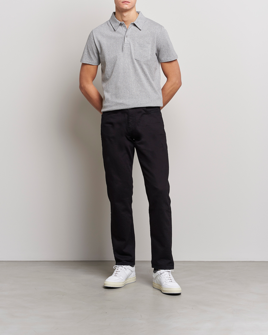 Herren | Poloshirts | Sunspel | Riviera Polo Shirt Grey Melange