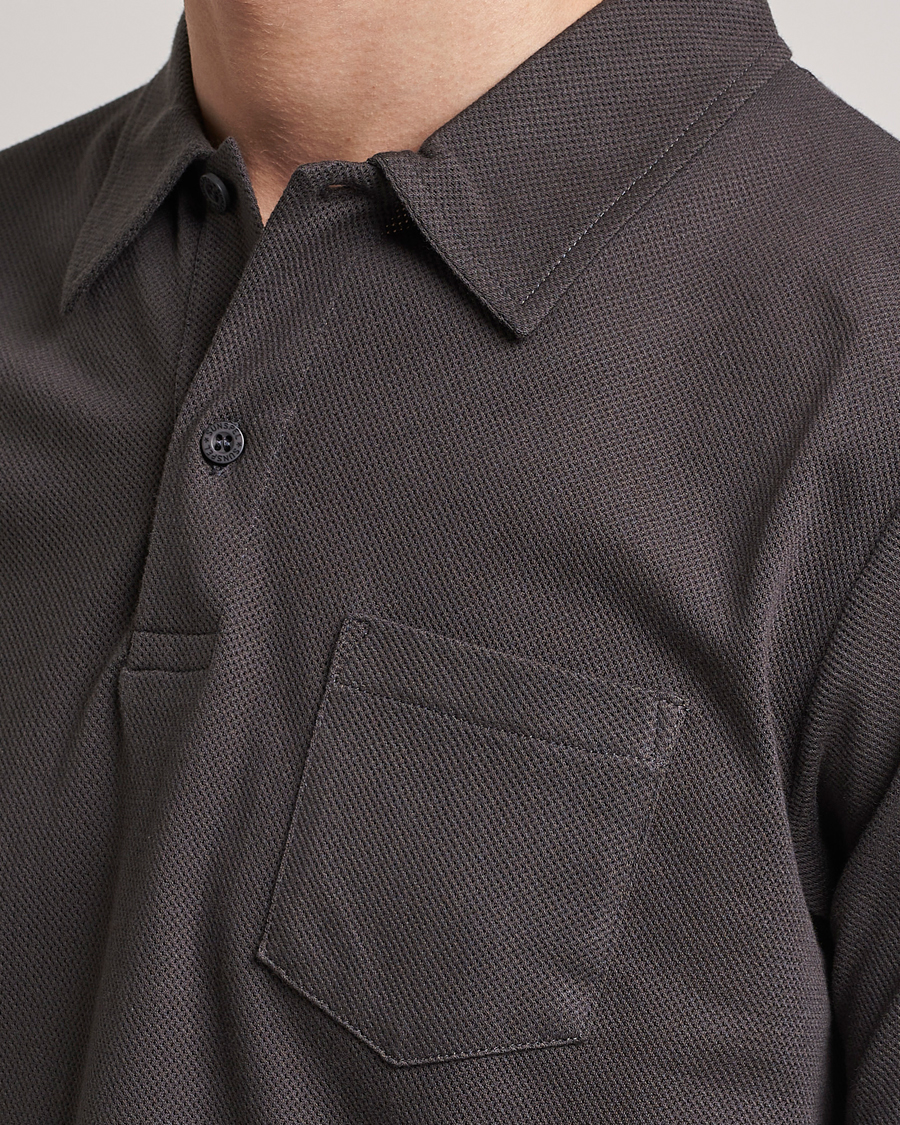 Herren | Poloshirts | Sunspel | Riviera Polo Shirt Charcoal