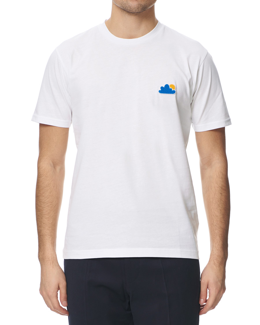 Herren | T-Shirts | Sunspel | John Booth Colab Organic Tee White XXL