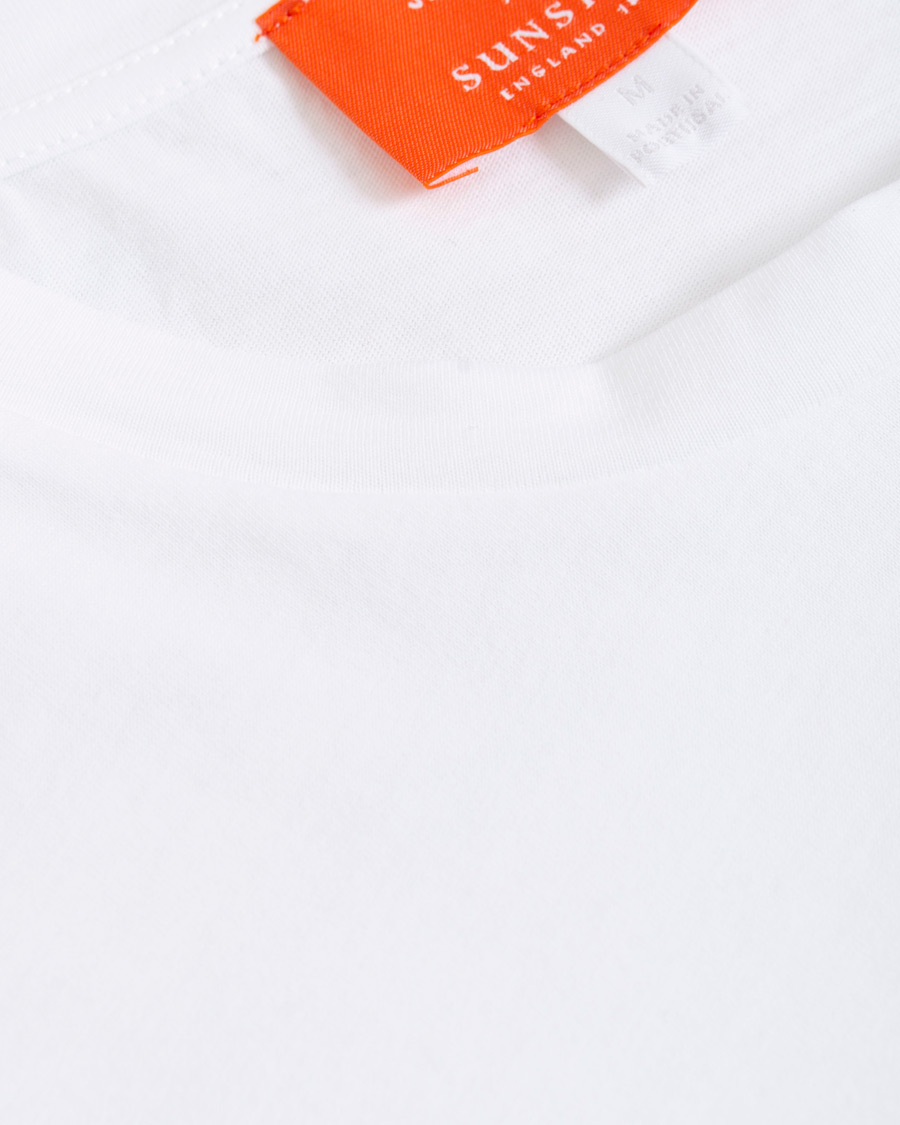 Herren | T-Shirts | Sunspel | John Booth Colab Organic Tee White XXL