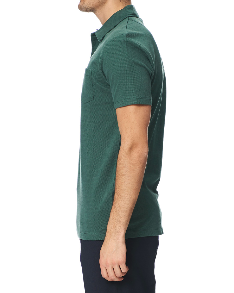 Herren | Poloshirts | Sunspel | Riviera Polo Shirt Racing Green