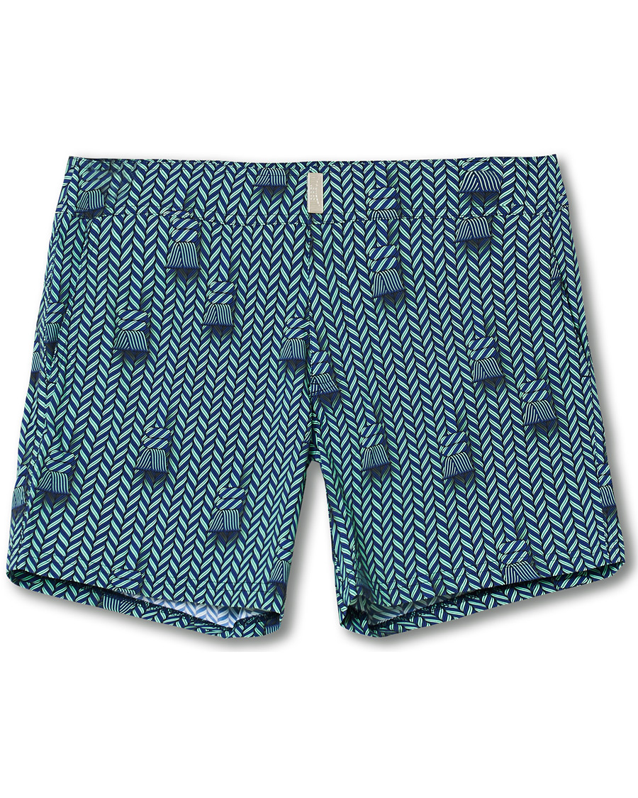 Herren | Badehosen | Vilebrequin | Merise Superflex Maharadjah Swim Shorts Bleu Batik