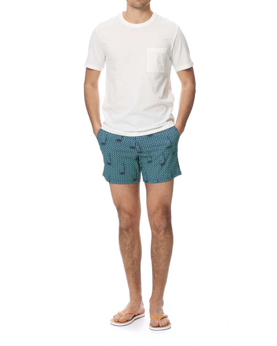 Herren | Badehosen | Vilebrequin | Merise Superflex Maharadjah Swim Shorts Bleu Batik