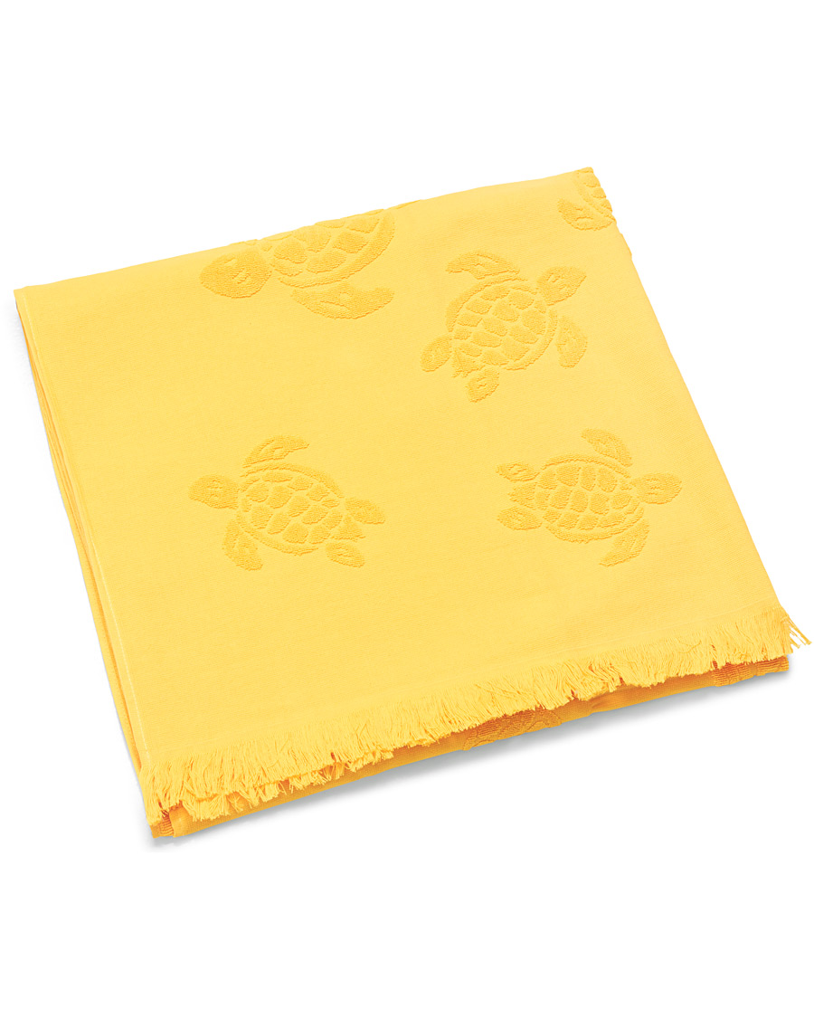 Herren | Badehosen | Vilebrequin | Santah Jacquard Beach Towel Curry