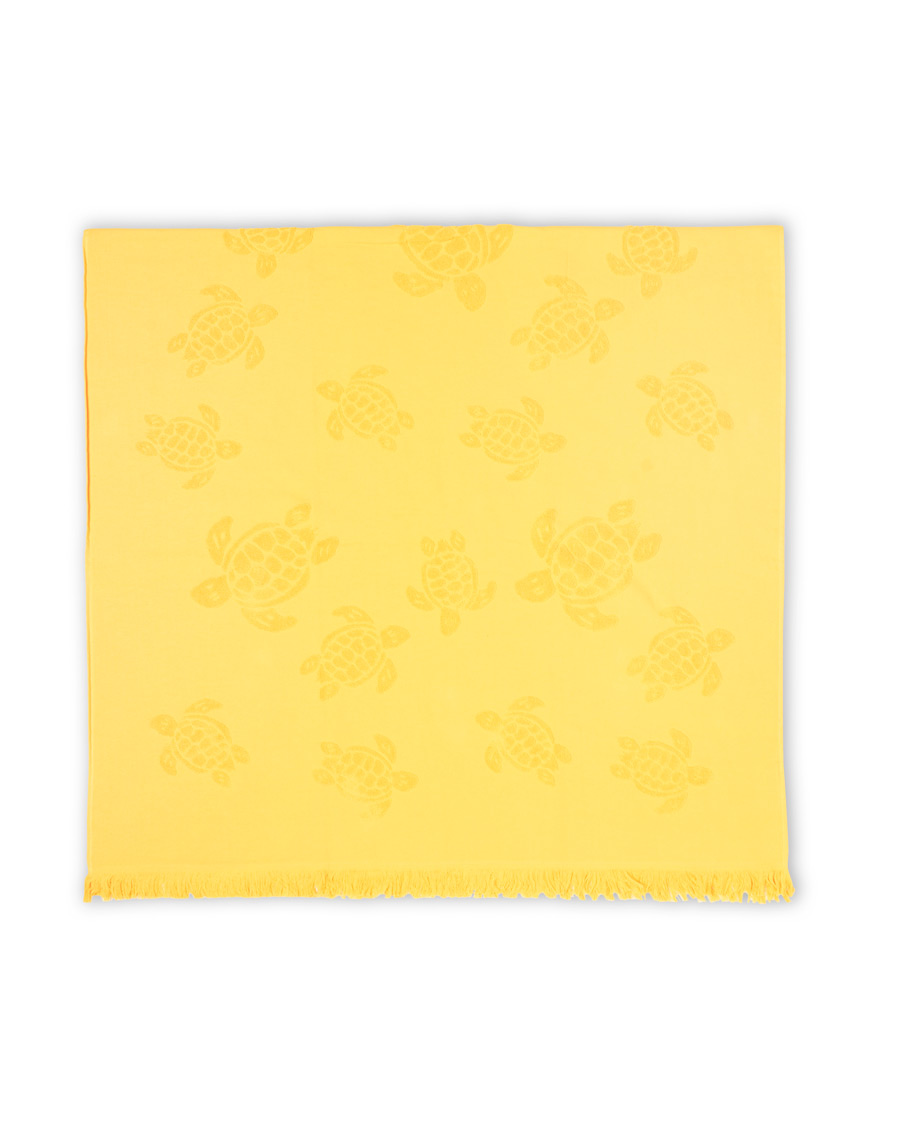 Herren | Badehosen | Vilebrequin | Santah Jacquard Beach Towel Curry