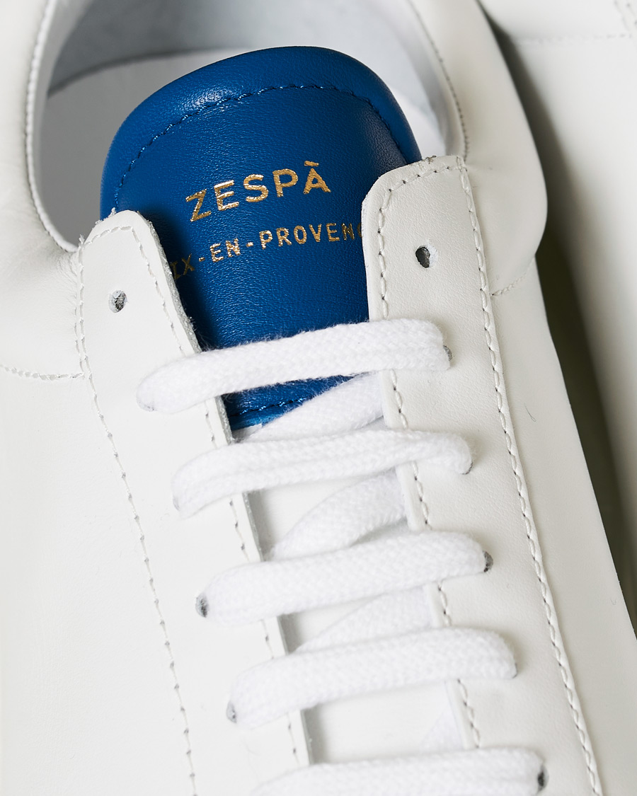 Herren | Zespà ZSP4 OG APLA Leather Sneakers White/Massila | Zespà | ZSP4 OG APLA Leather Sneakers White/Massila