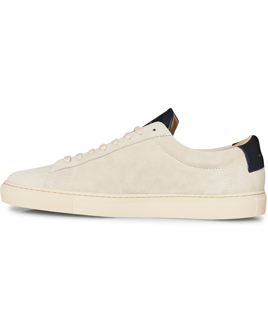 Herren | Zespà ZSP4 HGH Suede Sneakers Off White/Navy | Zespà | ZSP4 HGH Suede Sneakers Off White/Navy