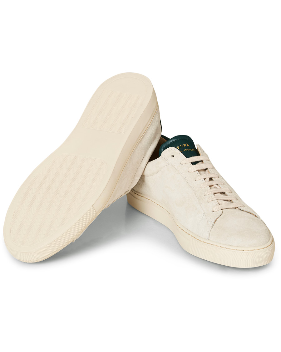 Herren | Zespà ZSP4 HGH Suede Sneakers Off White/Sapin | Zespà | ZSP4 HGH Suede Sneakers Off White/Sapin