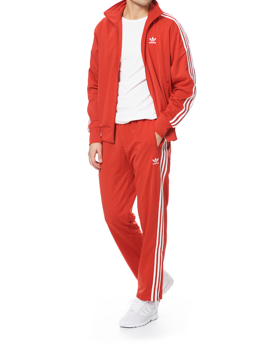 Herren | Pullover | adidas Originals | Firebird Full Zip Sweater Red