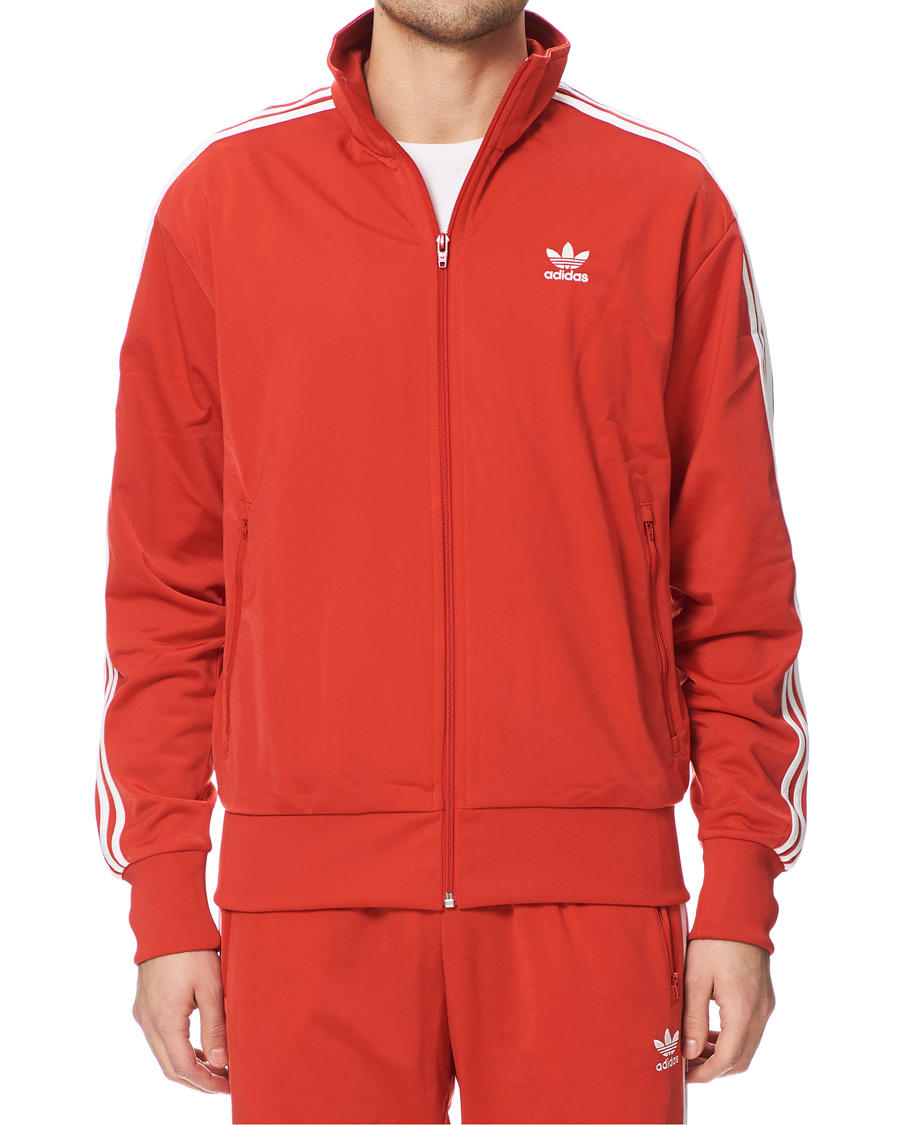 Herren | Pullover | adidas Originals | Firebird Full Zip Sweater Red