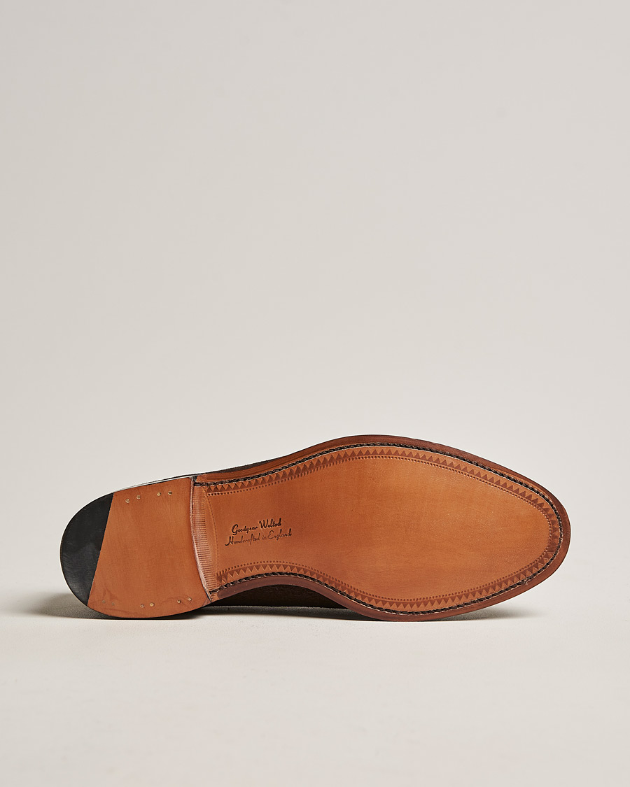Herren | Loafer | Loake 1880 | Russell Tassel Loafer Chocolate Brown Suede