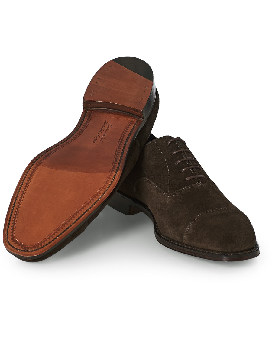 Herren | Loake 1880 Aldwych Oxford Dark Brown Suede | Loake 1880 | Aldwych Oxford Dark Brown Suede