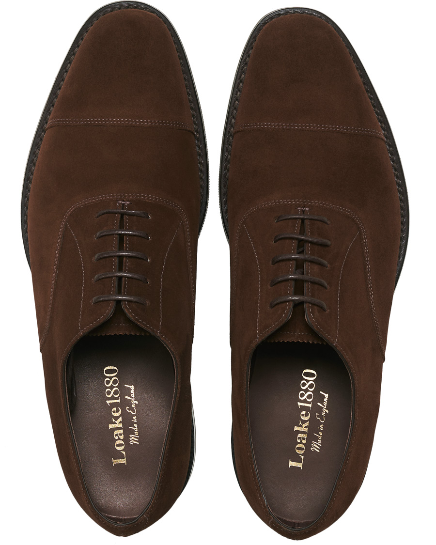 Herren | Loake 1880 Wesley Shadow Sole Dark Snuff Suede | Loake 1880 | Wesley Shadow Sole Dark Snuff Suede