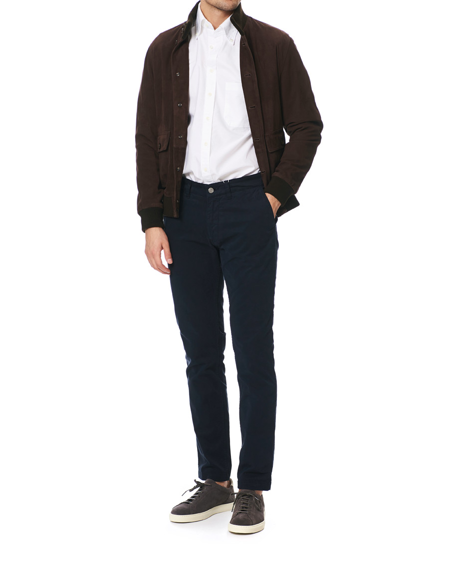 Herren | Hemden | Stenströms | Slimline Oxford Shirt White