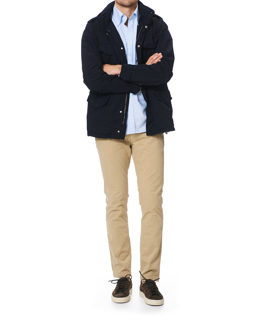 Herren | Hemden | Stenströms | Slimline Oxford Shirt Light Blue