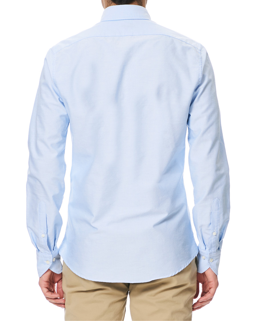 Herren | Hemden | Stenströms | Slimline Oxford Shirt Light Blue