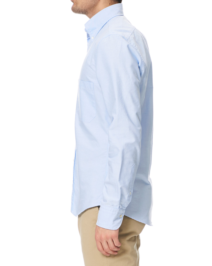 Herren | Hemden | Stenströms | Slimline Oxford Shirt Light Blue