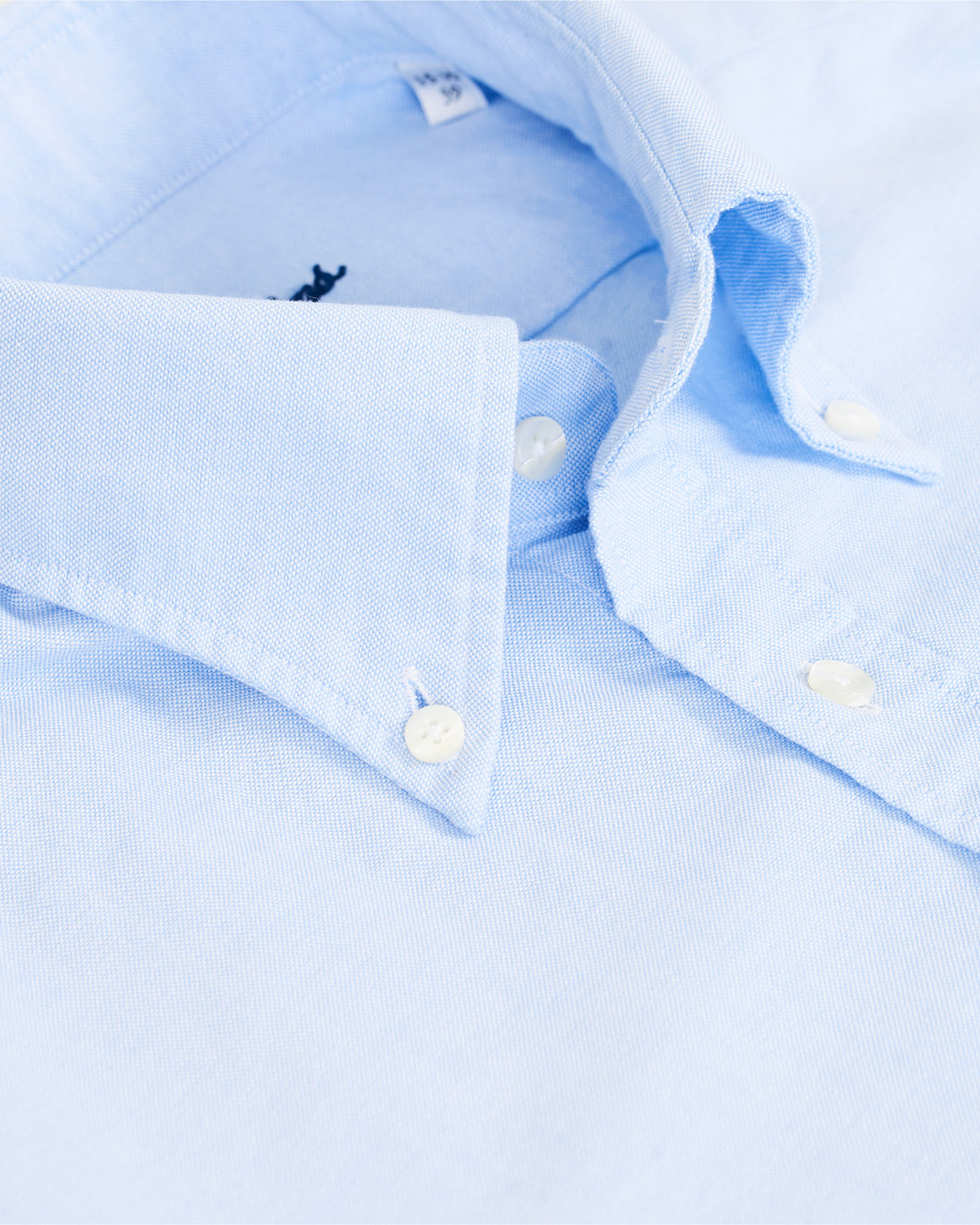 Herren | Hemden | Stenströms | Slimline Oxford Shirt Light Blue