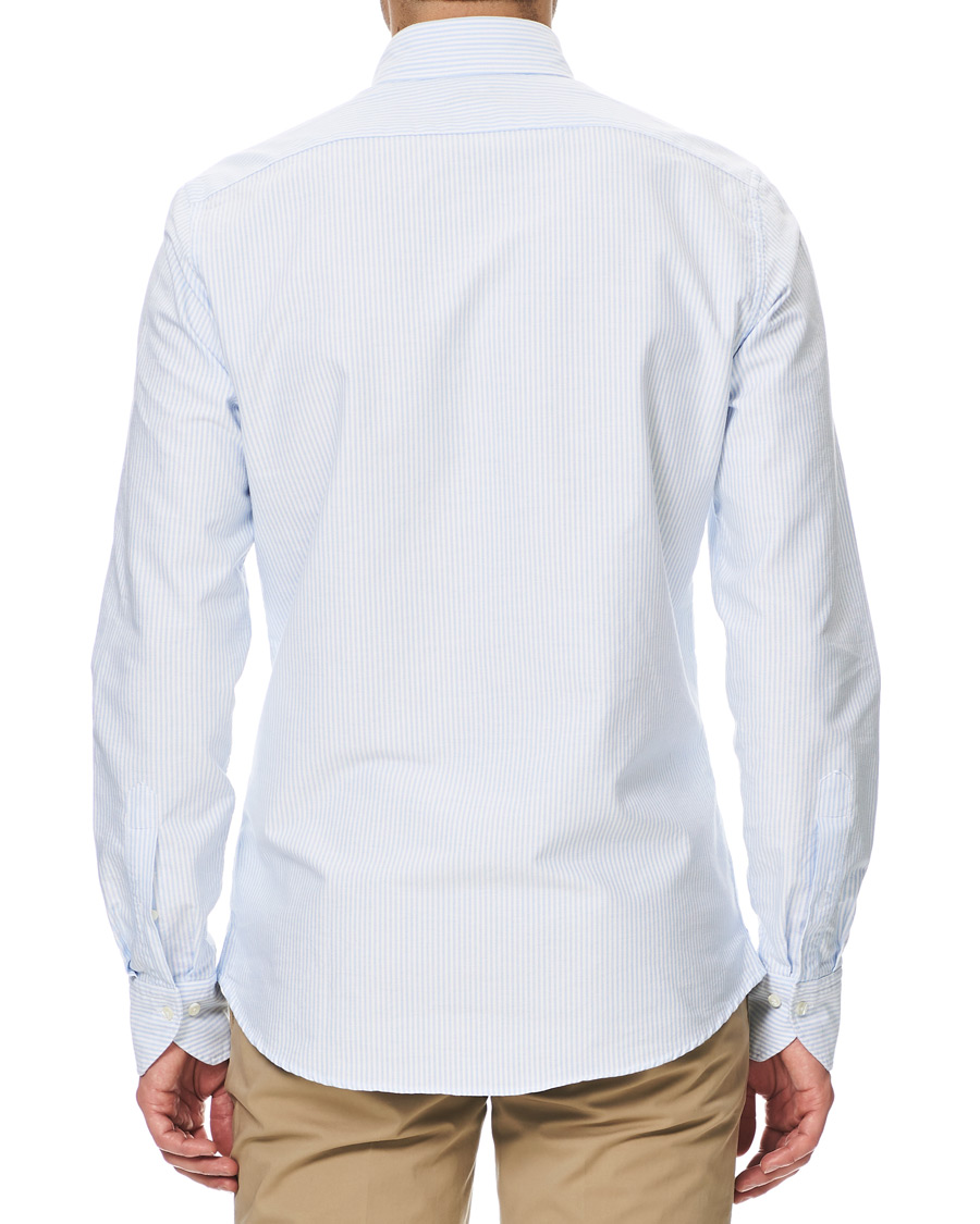 Herren | Hemden | Stenströms | Slimline Oxford Shirt Blue/White