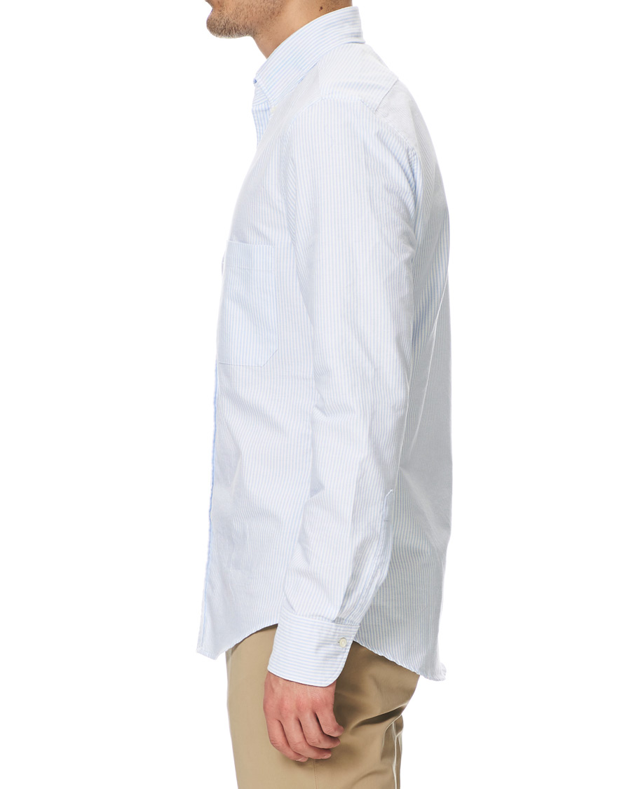 Herren | Hemden | Stenströms | Slimline Oxford Shirt Blue/White