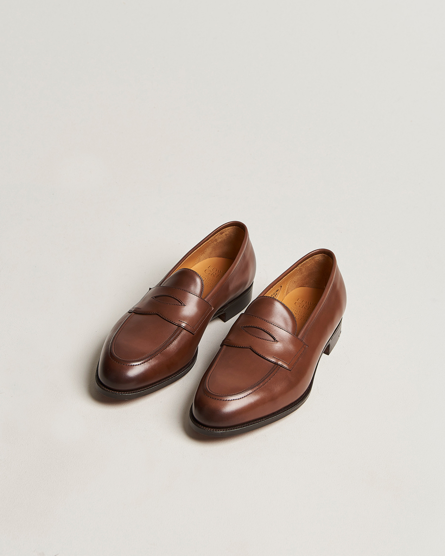 Herren | Festive | Edward Green | Piccadilly Penny Loafer Dark Oak Antique