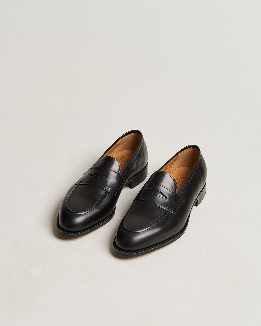 Herren | Loafer | Edward Green | Piccadilly Penny Loafer Black Calf