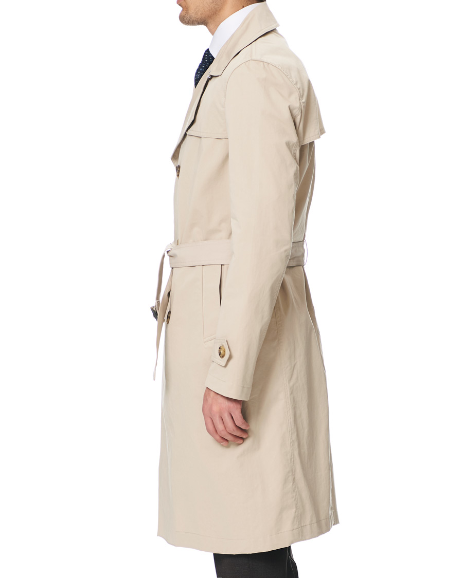 Herren | Jacken | Oscar Jacobson | Reace Double Breasted Trenchcoat Beige
