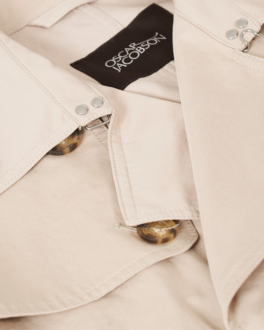Herren | Jacken | Oscar Jacobson | Reace Double Breasted Trenchcoat Beige