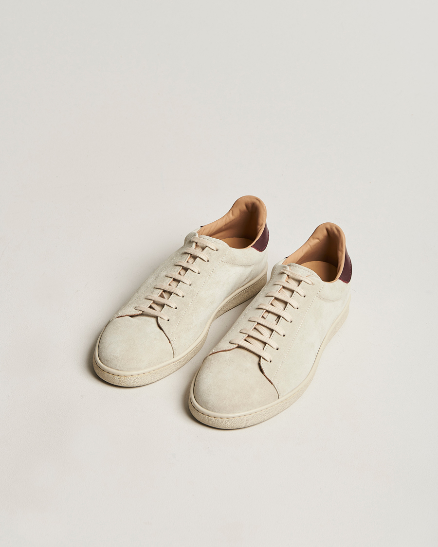 Herren | Sweyd TI Sneakers Crema Suede/Wine | Sweyd | TI Sneakers Crema Suede/Wine