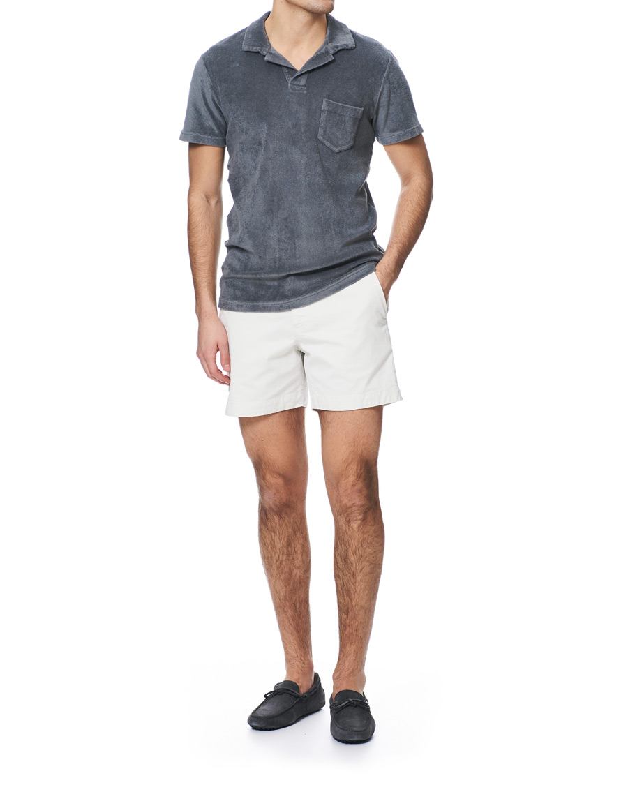 Herren | Shorts | Orlebar Brown | Bulldog Cotton Twill Shorts Chalk