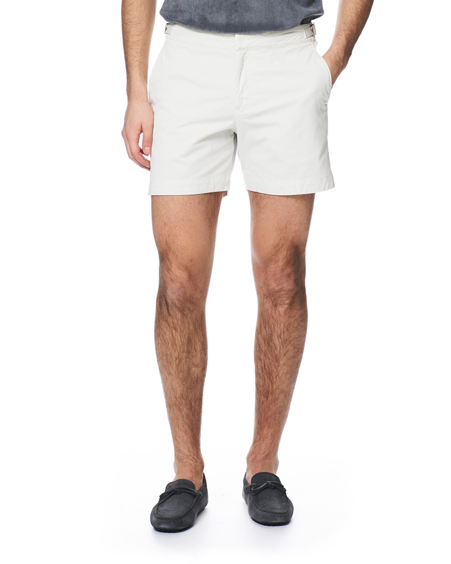 Herren | Shorts | Orlebar Brown | Bulldog Cotton Twill Shorts Chalk