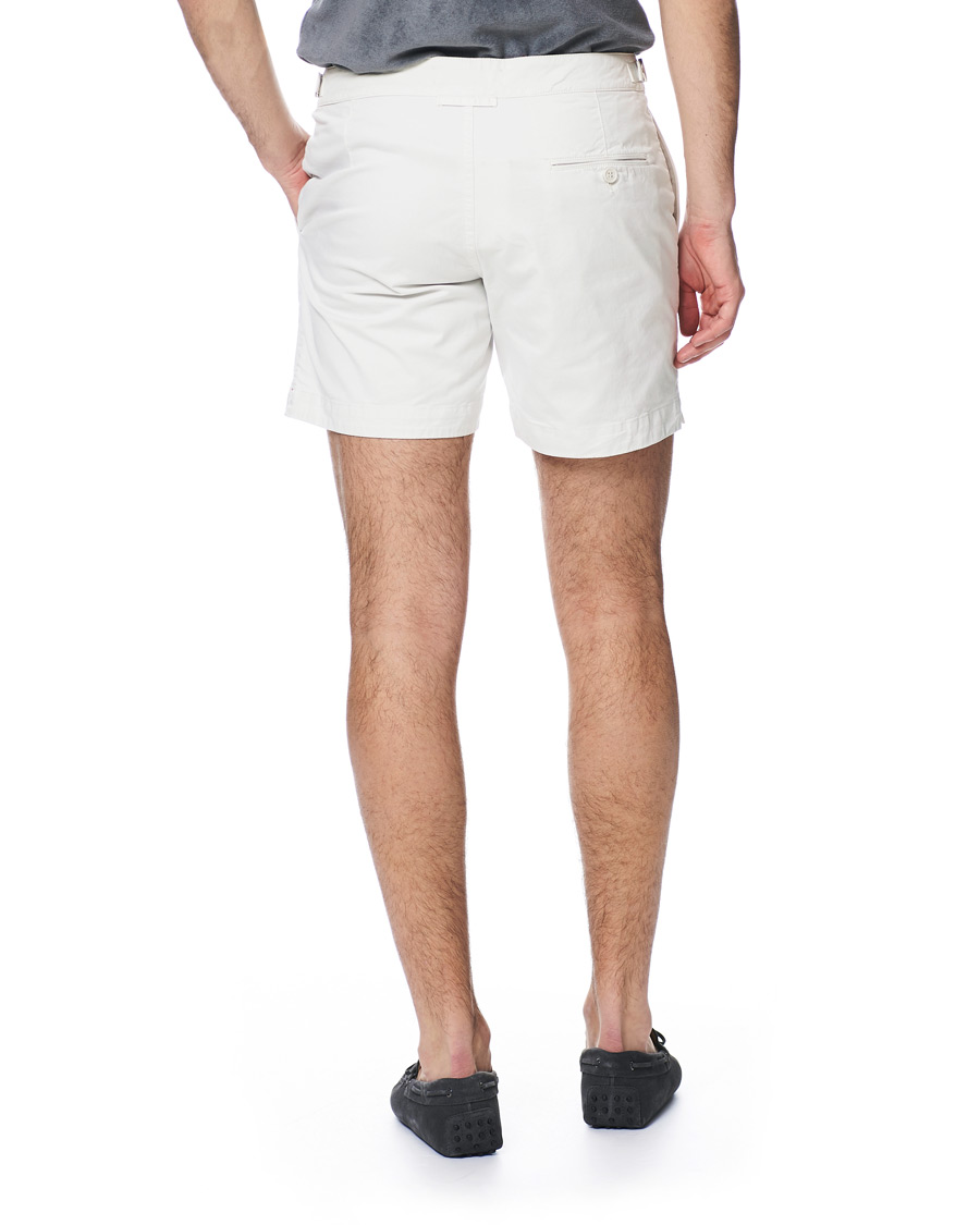 Herren | Shorts | Orlebar Brown | Bulldog Cotton Twill Shorts Chalk