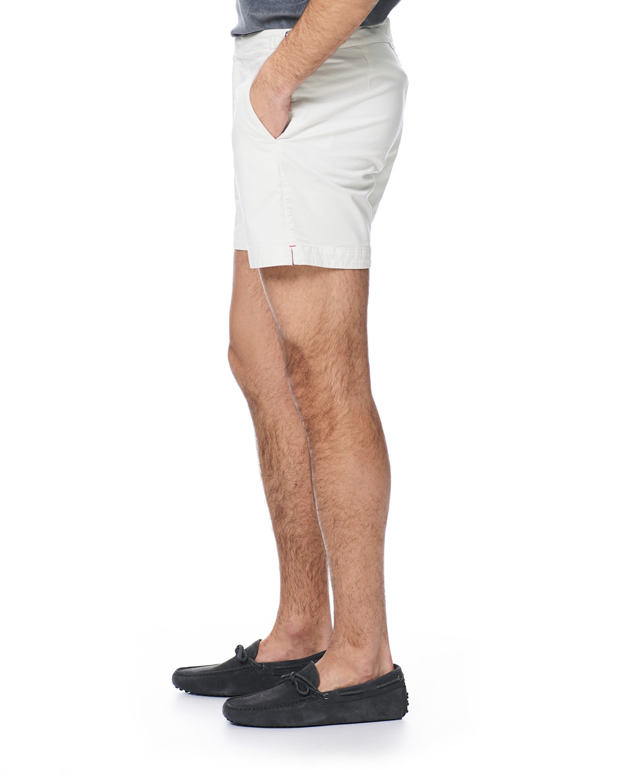 Herren | Shorts | Orlebar Brown | Bulldog Cotton Twill Shorts Chalk