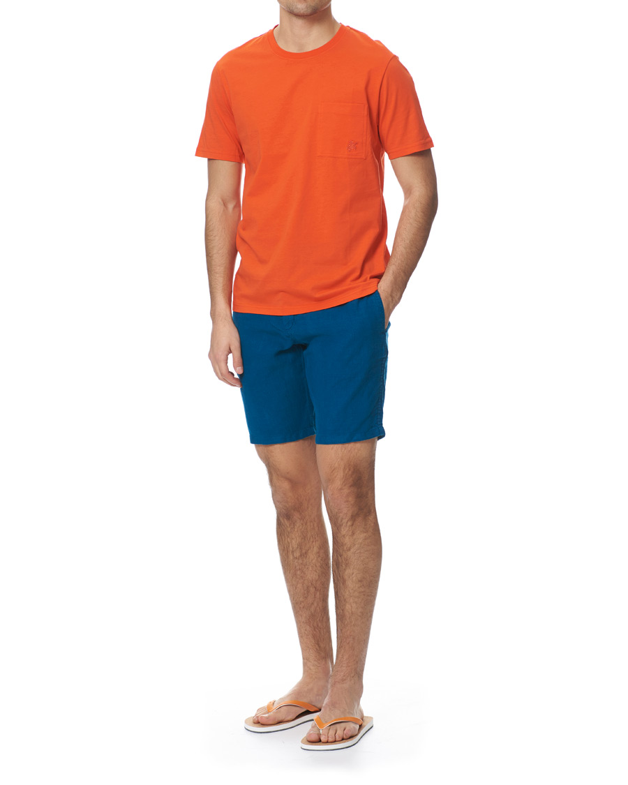 Herren | Orlebar Brown Haston Cork Flip Flops Clementine | Orlebar Brown | Haston Cork Flip Flops Clementine