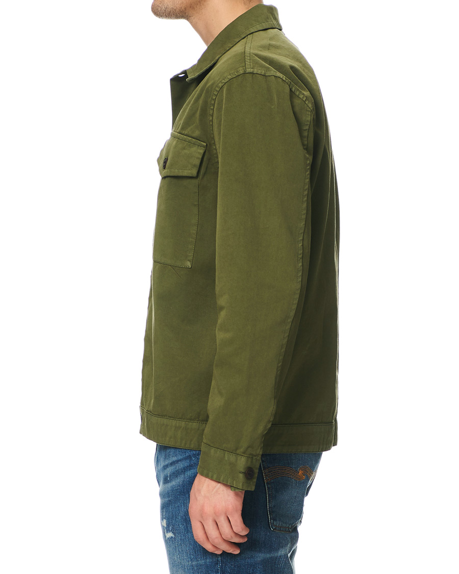 Herren | Hemden | Nudie Jeans | Colin Utility Overshirt Green