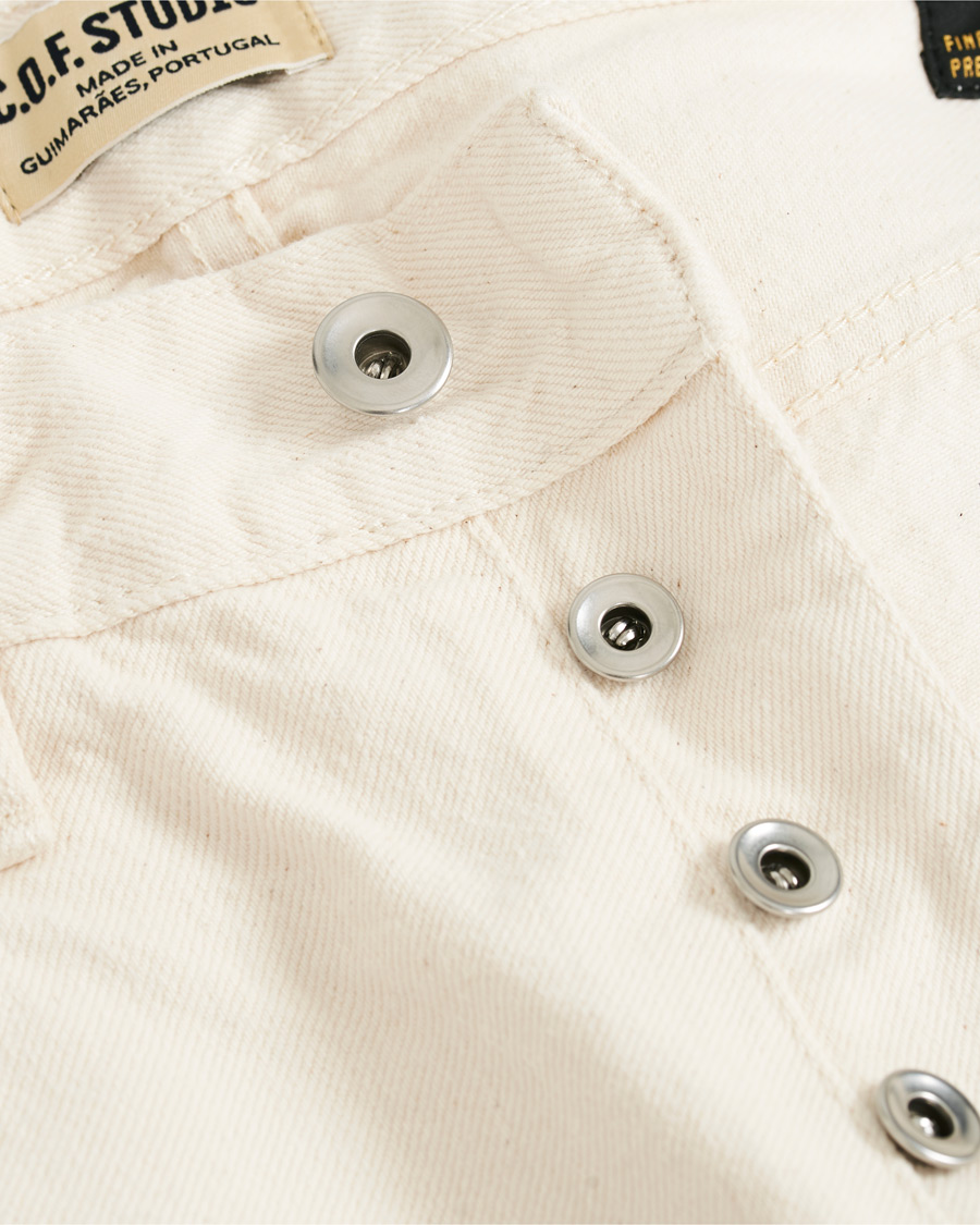 Herren | Jeans | C.O.F. Studio | M7 Tapered Stretch Jeans Cotton Beige