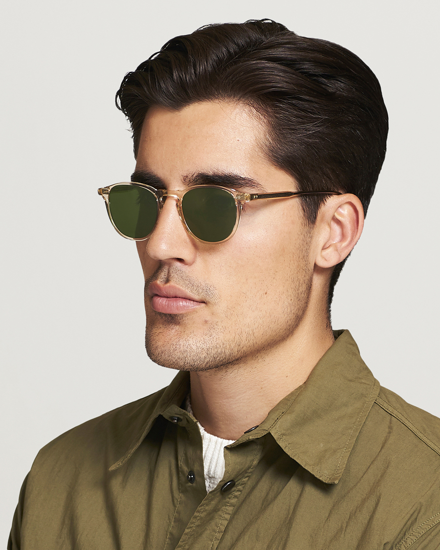 Herren |  | Garrett Leight | Hampton 46 Sunglasses Pure Green