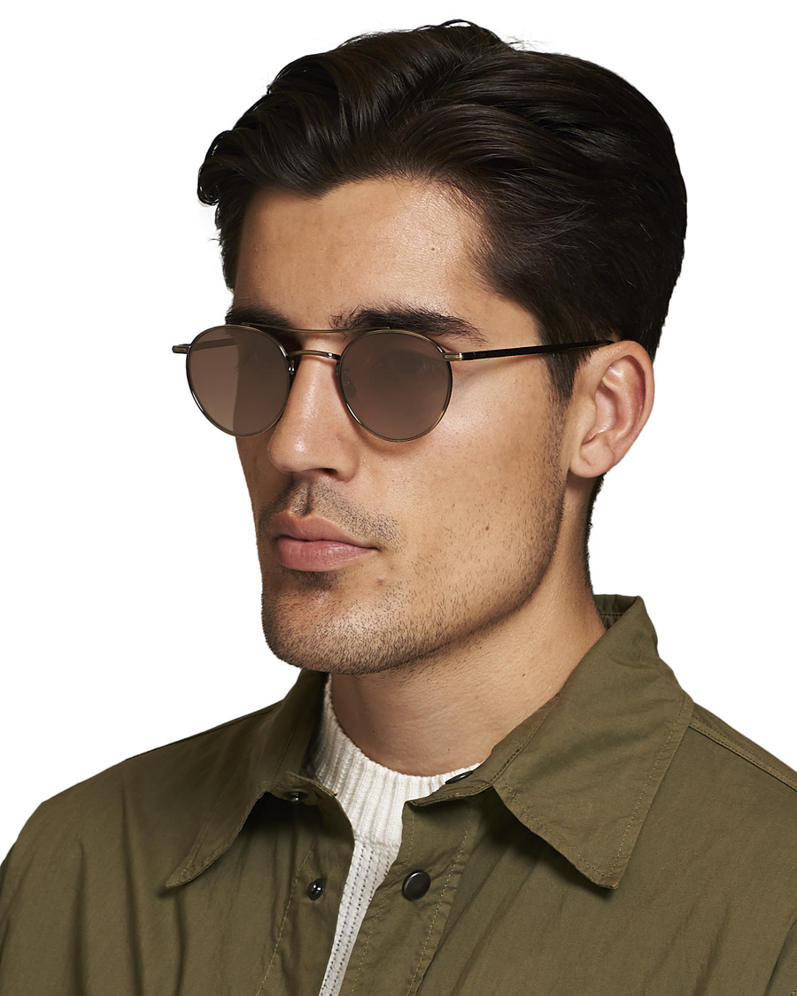 Herren | Garrett Leight Limited Edition X Rimowa 49 Sunglasses Flat Sienna | Garrett Leight | Limited Edition X Rimowa 49 Sunglasses Flat Sienna