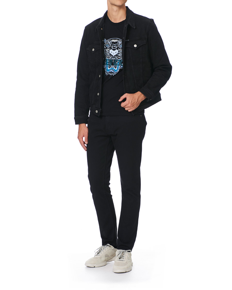 Herren | Jacken | Calvin Klein Jeans | Foundation Slim Denim Jacket Washed Black