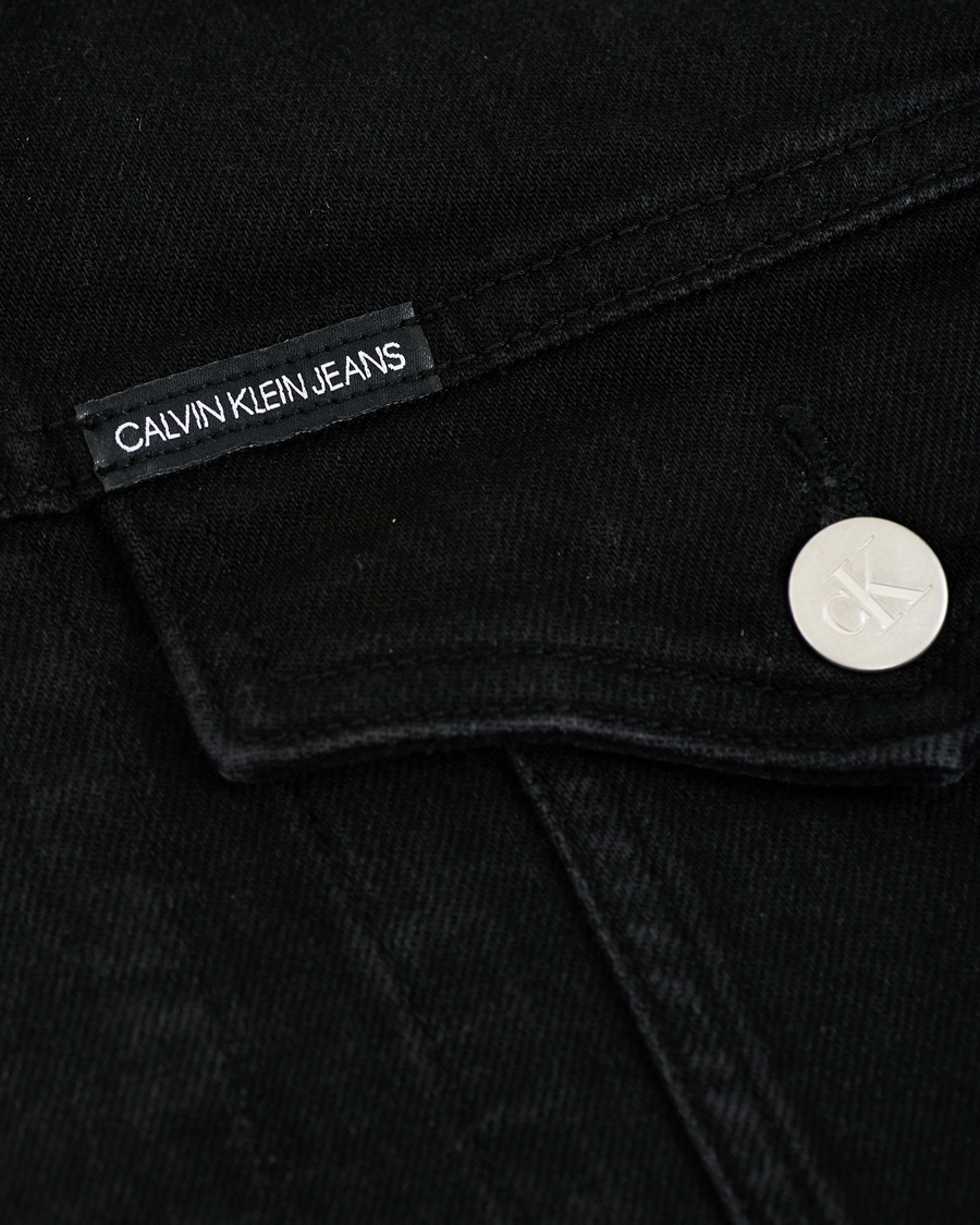 Herren | Jacken | Calvin Klein Jeans | Foundation Slim Denim Jacket Washed Black