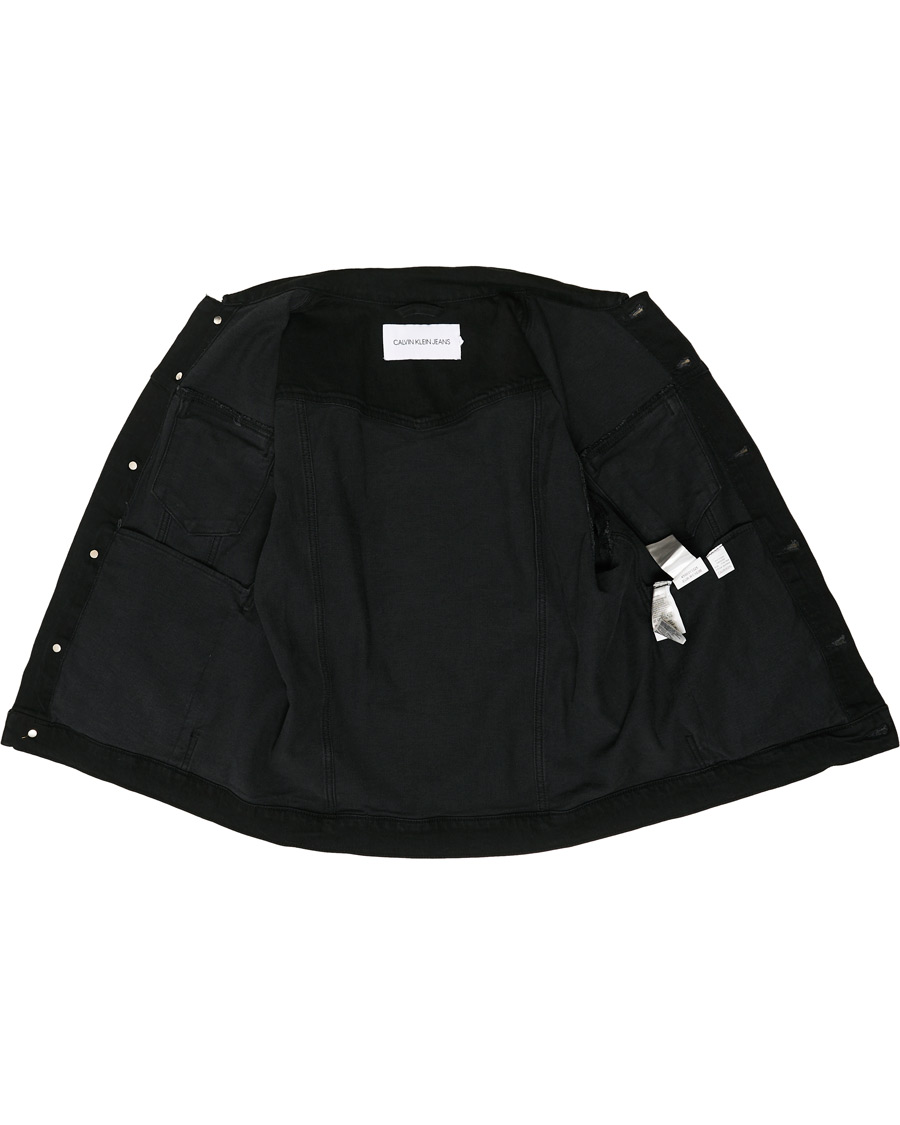 Herren | Jacken | Calvin Klein Jeans | Foundation Slim Denim Jacket Washed Black