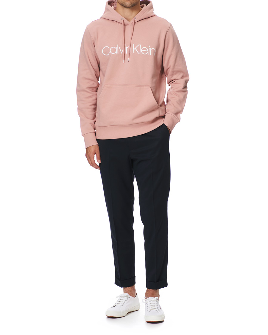 Herren | Pullover | Calvin Klein | Front Logo Hoodie Muted Pink